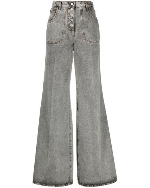 Etro Flared Jeans in het Gray