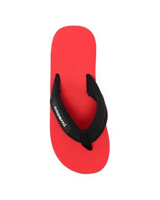 Coperni Red Platform Flip-Flops