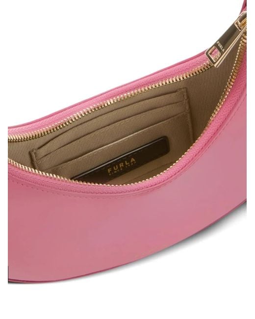 Furla Pink Crescent Mini-Tasche Mit Henkel
