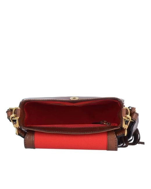 The Bridge Brown Leather Crossbody Bag