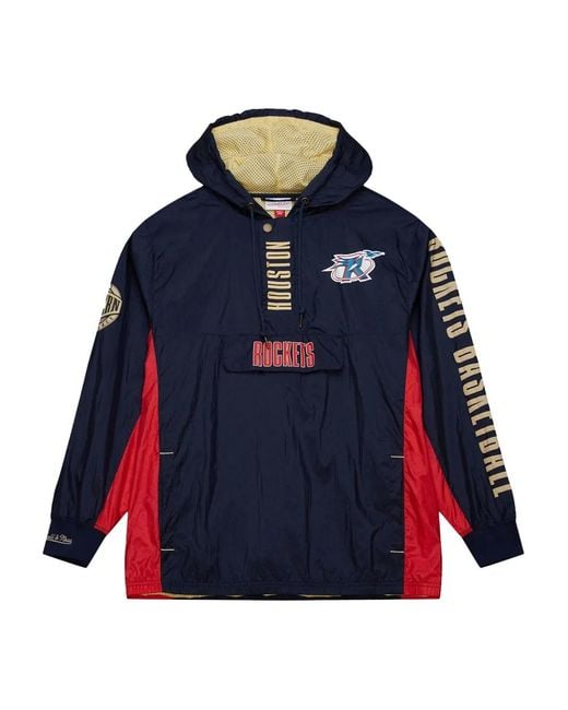 Mitchell & Ness Blue Houston Rockets Team Og 2.0 Hoodie for men