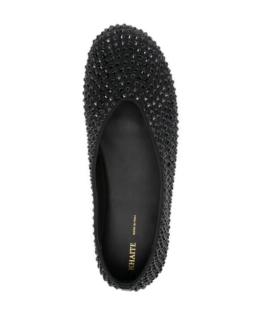 Khaite Black Marcy Flat Shoes