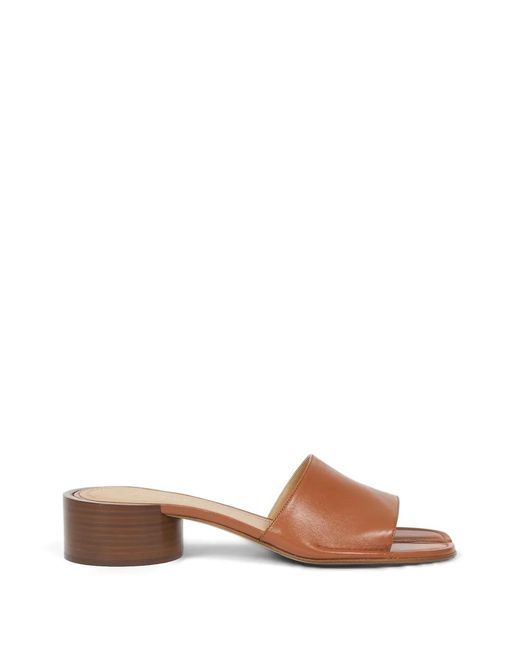 Maison Margiela Brown Tabi Mules
