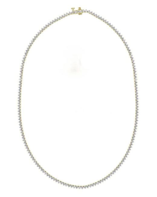 Jewels Aficionado 18Kt Geelgouden Sienna Halsketting Met Diamant in het White
