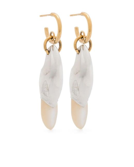 Orecchini Swan di Beatriz Palacios in White