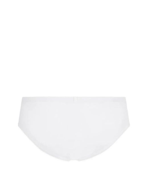 DSquared² White Be Proud Swim Briefs for men