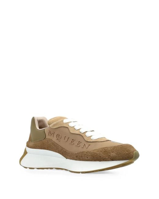 McQueen Natural Sprint Runner Sneakers for men