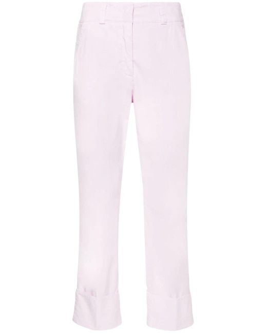 Pantaloni crop di Peserico in Pink