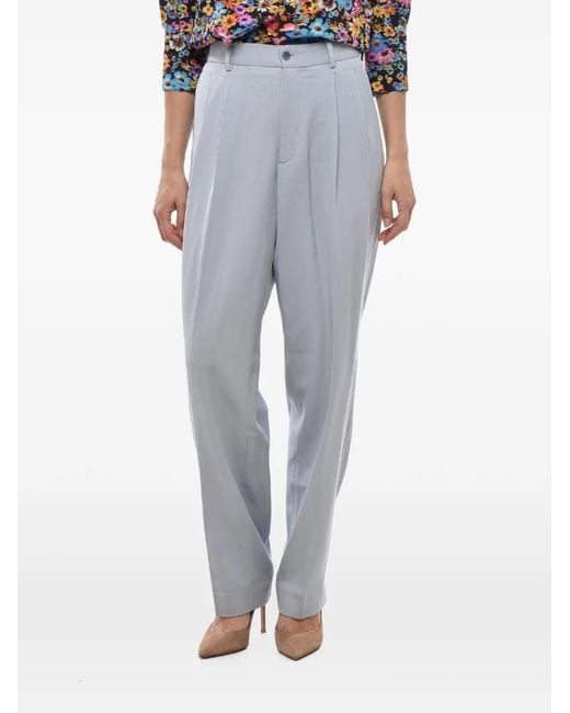 Stella McCartney Blue Large Bar With Double Pleats