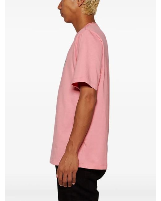 Amiri Pink Twisted Palms Cotton T-Shirt for men