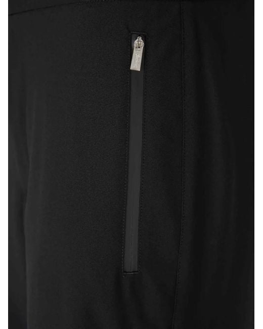 Herno Black Zip-Pocket Trousers for men