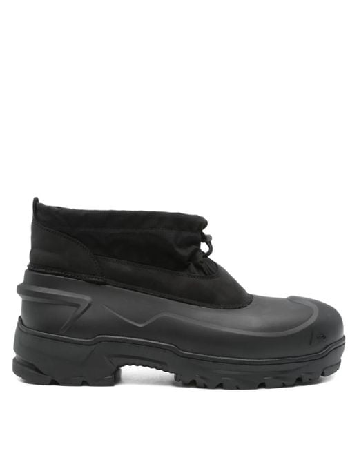 Roa Black Federa Low Boots for men