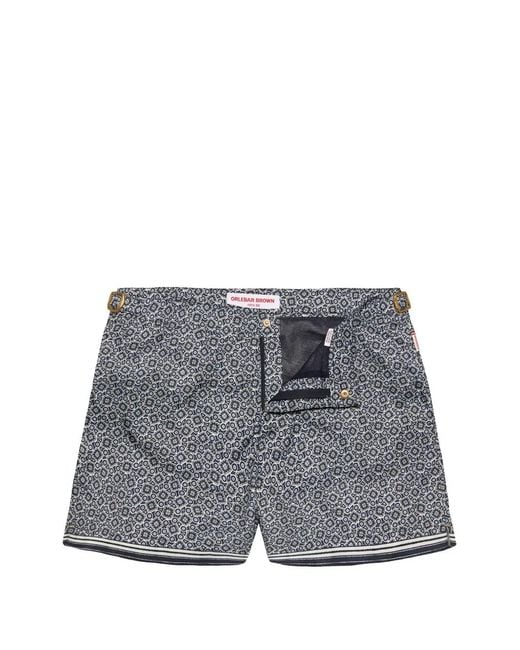 Orlebar Brown Gray Setter Pettola Border Swim Shorts for men