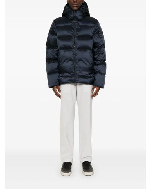 J.Lindeberg Blue Farrel Puffer Jacket for men