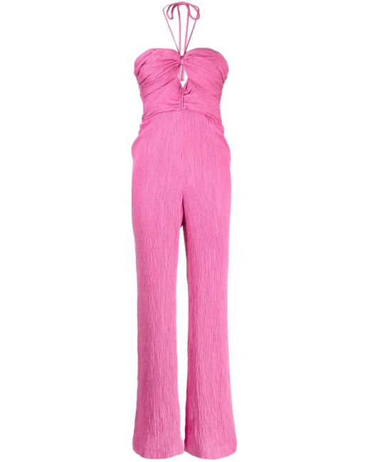 Alexis Pink Jada Halterneck Jumpsuit