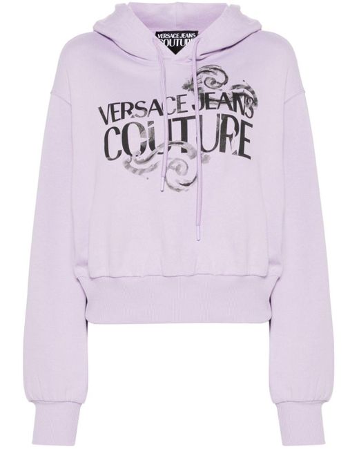 Versace Hoodie Met Logoprint in het Pink