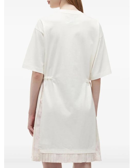Musium Div. White Layered Mini Dress