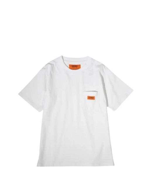 T-Shirt À Patch Logo Universal Overall en coloris White