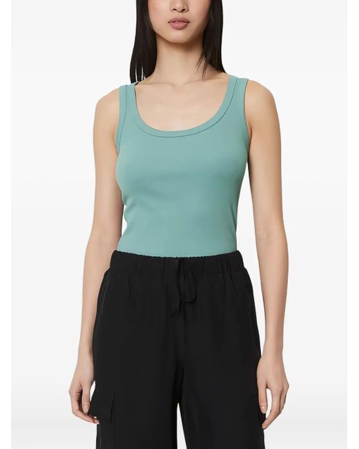 Top con cuello redondo Marc O' Polo de color Green