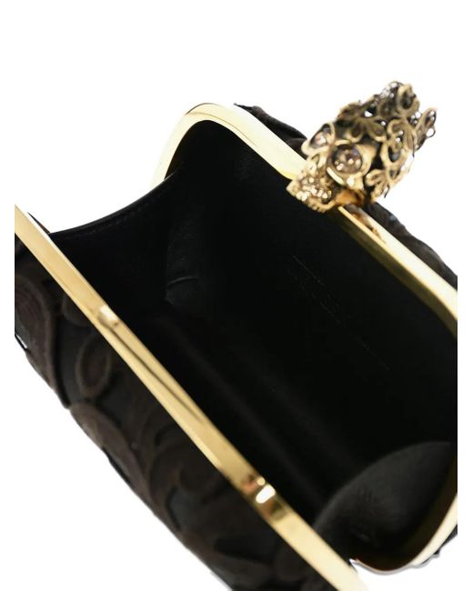 Alexander McQueen スカル クラッチバッグ Black