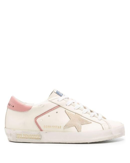 Golden Goose Deluxe Brand Pink Super-star Leather Sneaker \