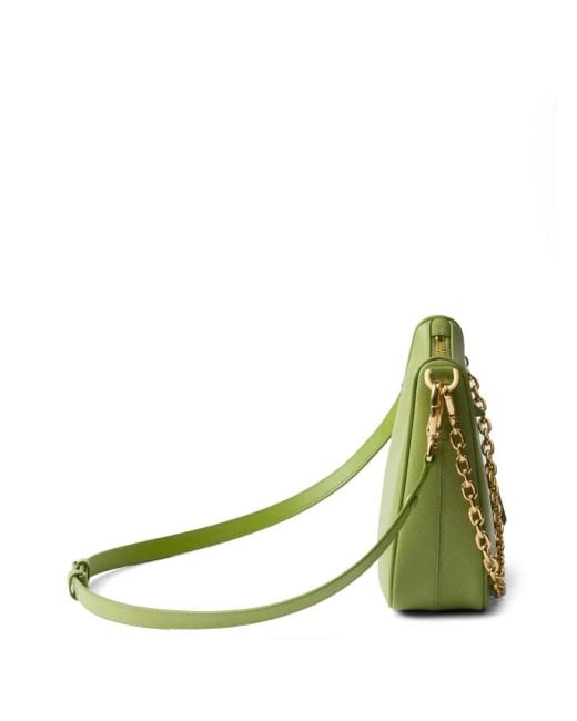 Prada Re-Edition Kleine Tas Van Saffiano Leer in het Green