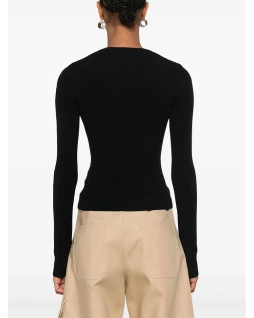MARINE SERRE Black Sweaters