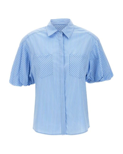 Camicia A Righe di Kaos in Blue