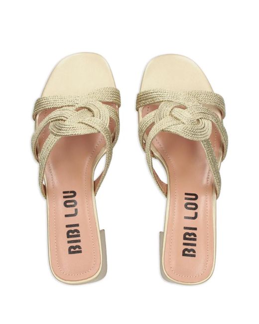 Bibi Lou Natural Alia Heeled Sandals