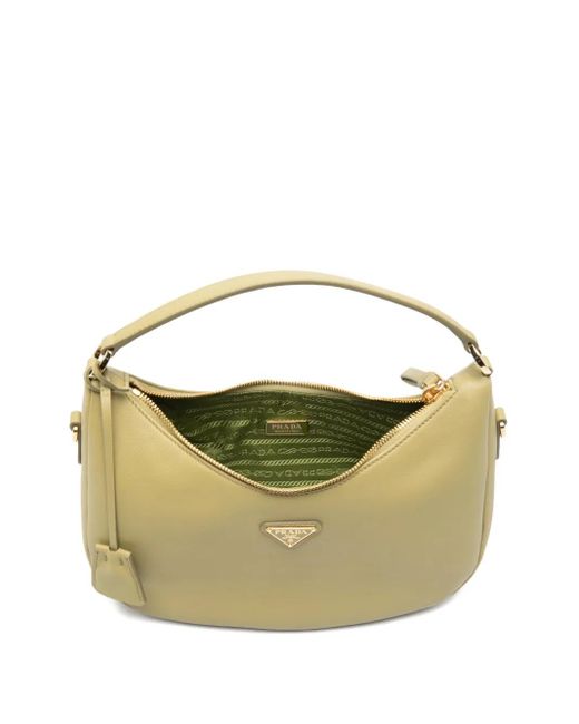 Prada Metallic Leather Shoulder Bag
