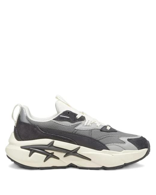 PUMA Gray Spina Nitro Tonal Sneakers