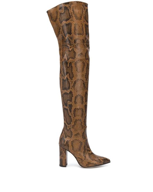 bottes peau de serpent