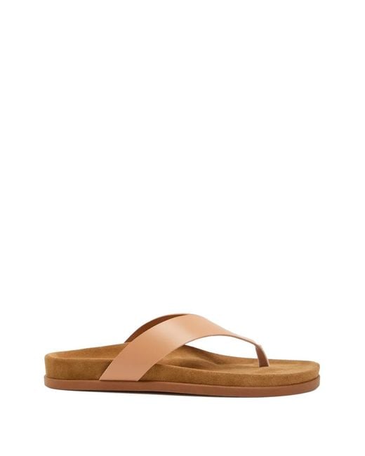 Ancient Greek Sandals Brown Sandales Charys En Cuir