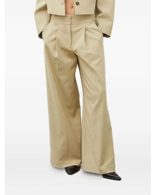 Day Birger et Mikkelsen Natural Maverick Pleated Trousers