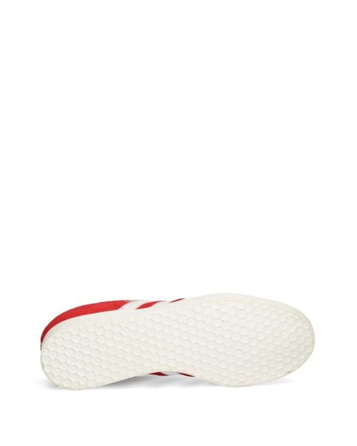 Adidas Red Gazelle Suede Low-Top Sneakers for men