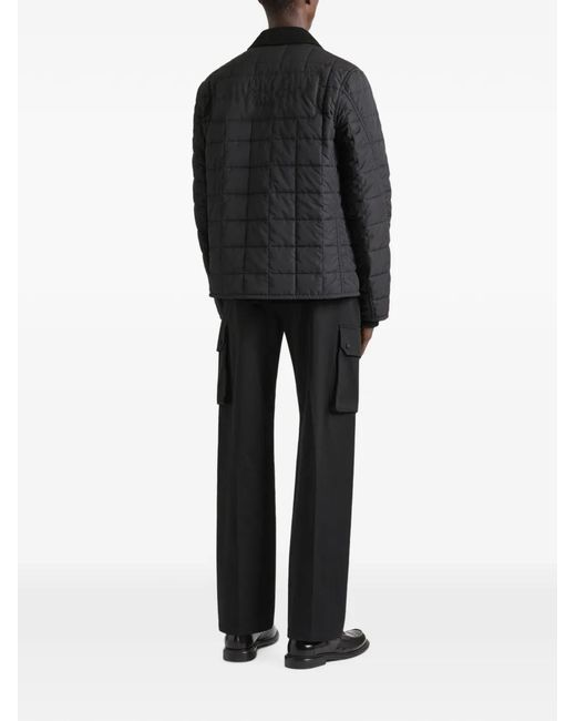 Givenchy Black Couture Seam Quilted Blouson With Paris for men