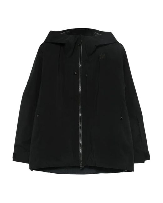 Goldwin Black Insulated Waterproof Ski Jacket for men