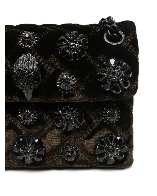 Kurt Geiger Black Mini eagle-embellishment shoulder bag