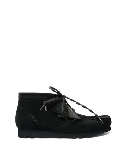 Clarks Black Wallabee Boots for men