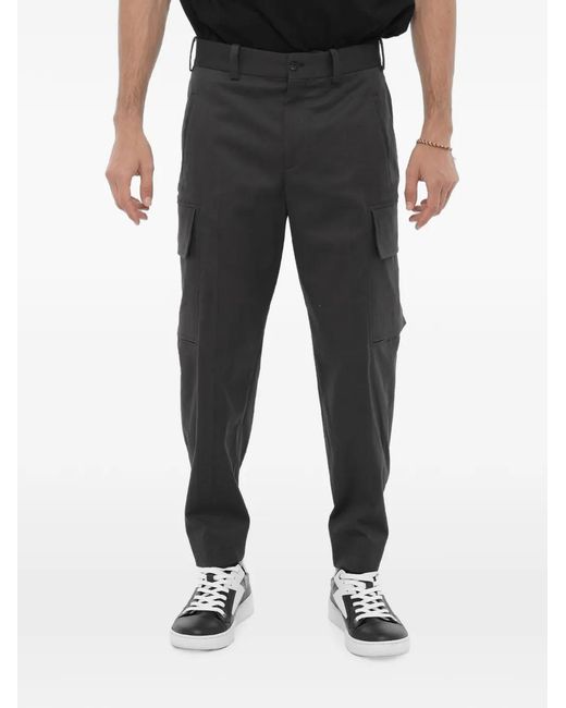 Neil Barrett Black Loose-Fit Cargo Pants for men