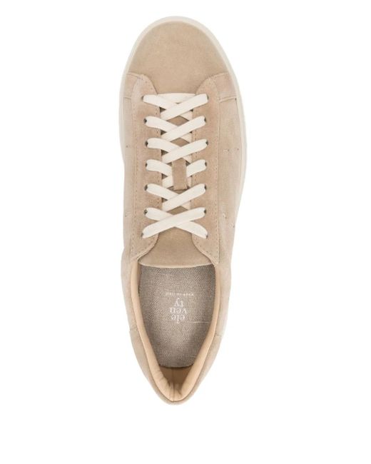 Eleventy Natural Suede Sneakers for men