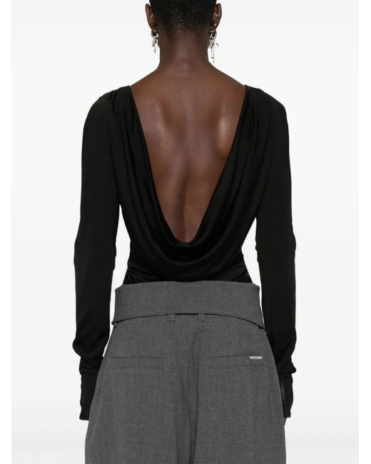 Body Con Maniche Lunghe di David Koma in Black