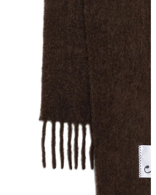 Marni Brown Fringed Scarf