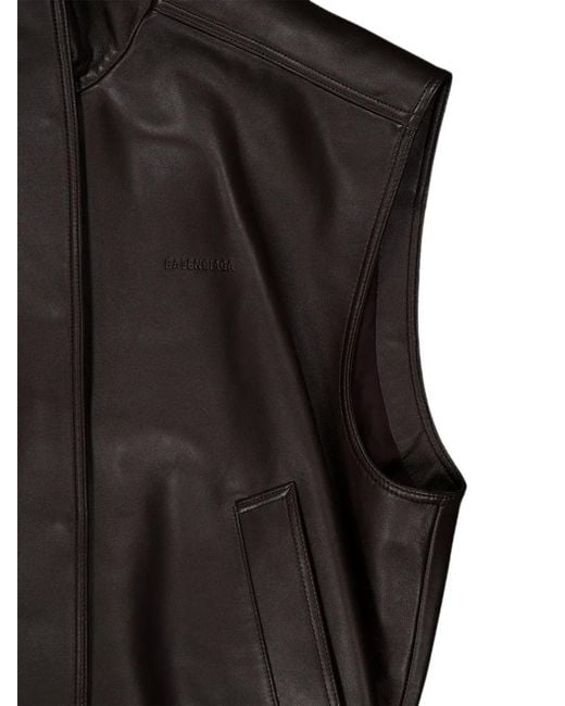 Balenciaga Black Sleeveless Blouson