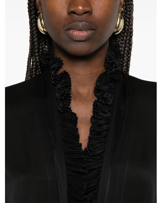 Tom Ford Black Silk Blouse