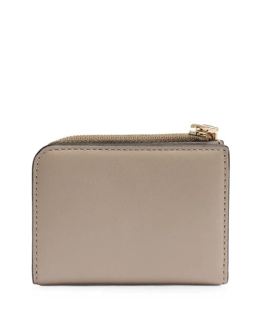 Lancel Gray Origami Mini Wallet