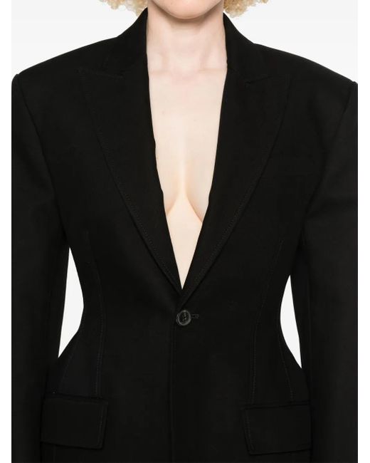 Wardrobe NYC Black Single-Breasted Blazer