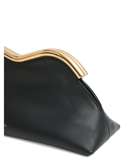 Mansur Gavriel Black Baci Clutch Bag