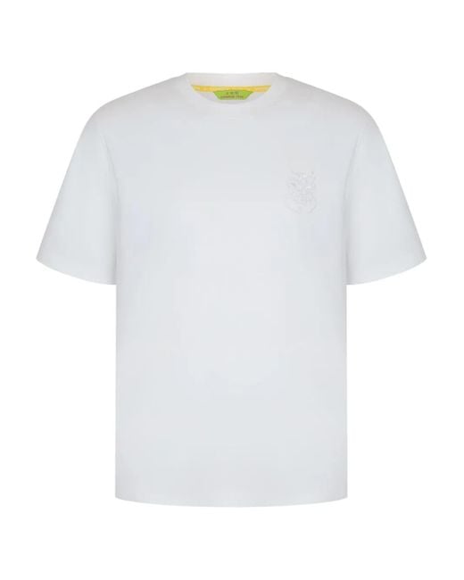 Shanghai Tang White Tang Dragon T-Shirt for men