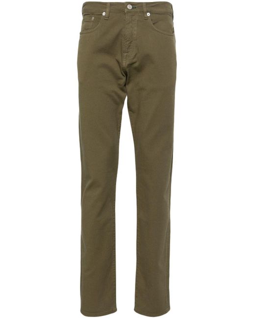 PS by Paul Smith Green Mid-rise Tapered Jeans for men